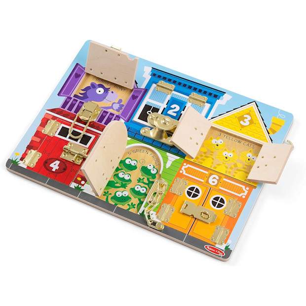 Melissa & Doug Wooden Latches Board.