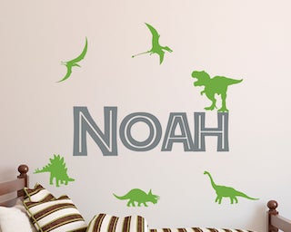 Sticky Wall Vinyl Name Decal - $5.00+.