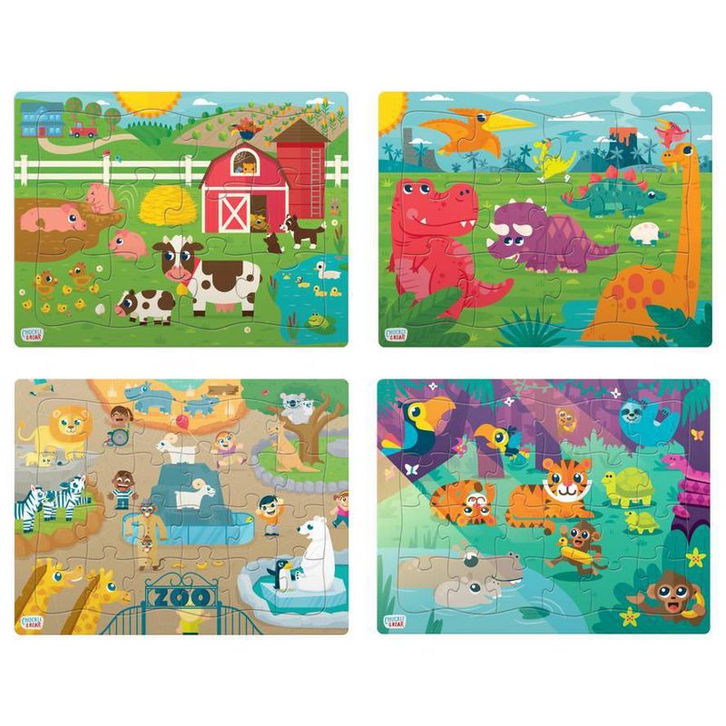 Chuckle & Roar Tray Kids Puzzles.