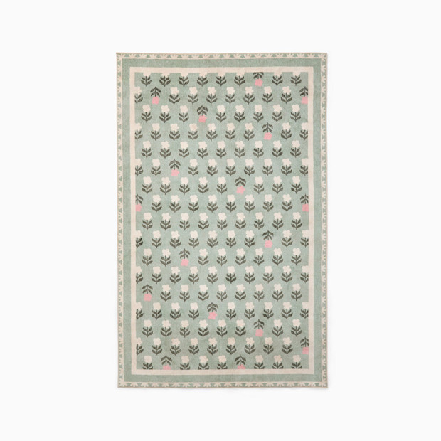 West Elm Washable Flower Rug.