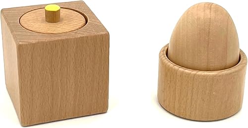 Leticia's Corner  Wooden Pincer Grasp and Egg Cup Puzzles, First Puzzles 6+ months.