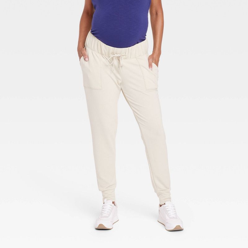 Ingrid & Isabel Knit Maternity Jogger Pants - $28.00.