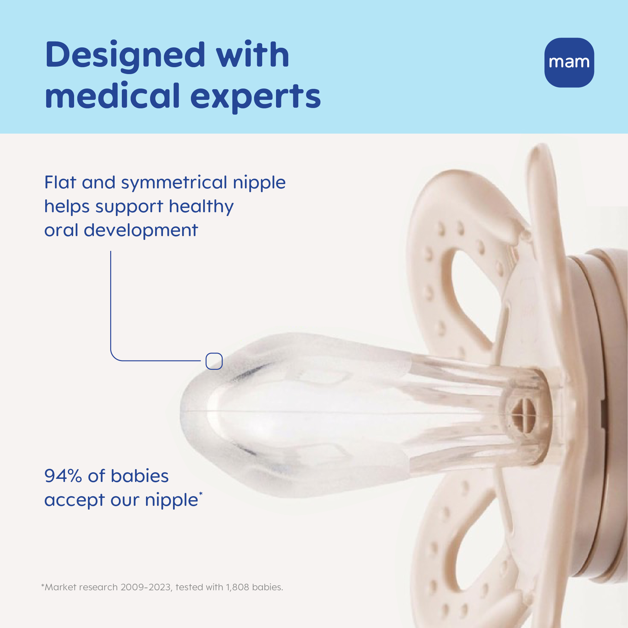 MAM Original Start Matte Newborn Baby Pacifier 0-3 Months (4 Pack).