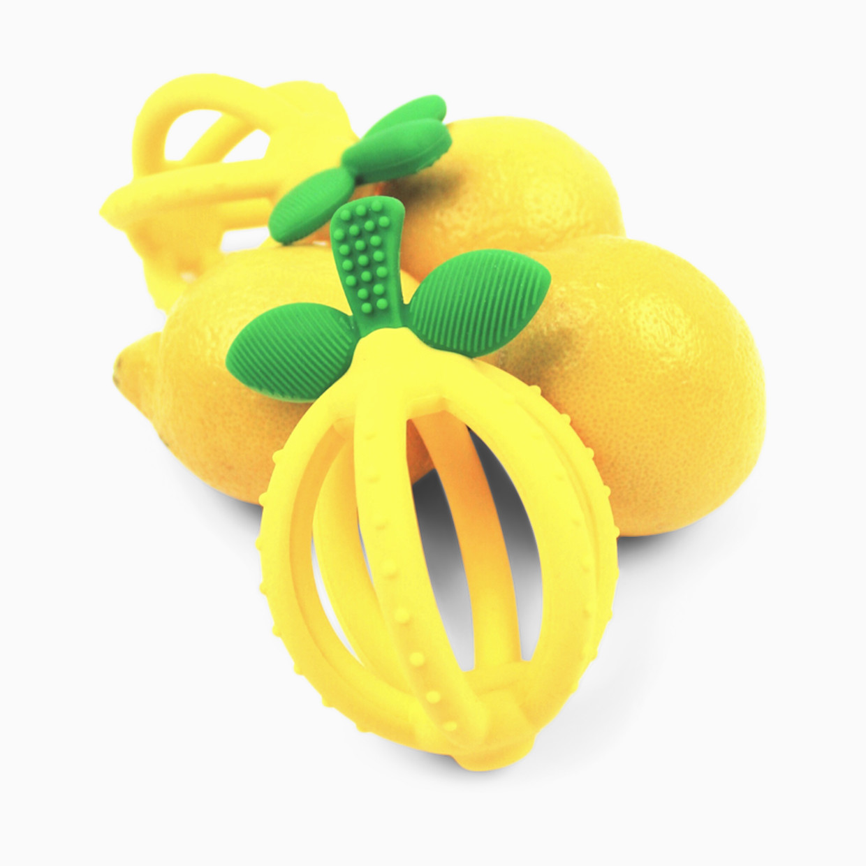 Itzy Ritzy Soothing Silicone Teether - Lemon Drop.