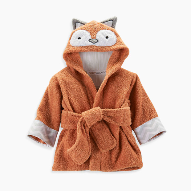 Baby Aspen "Rub-A-Dub" Fox Robe - 0-9 Months.