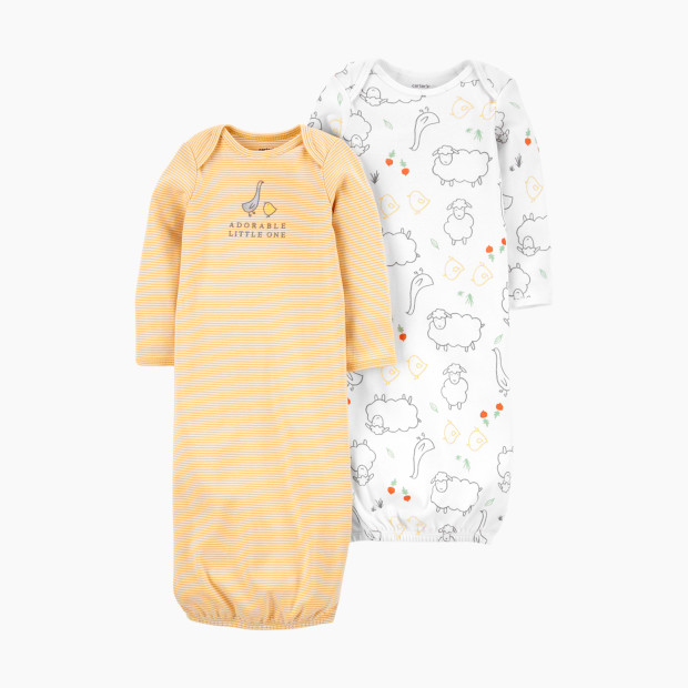 Carter's Gown (2 Pack) - Adorable Little One, Nb.