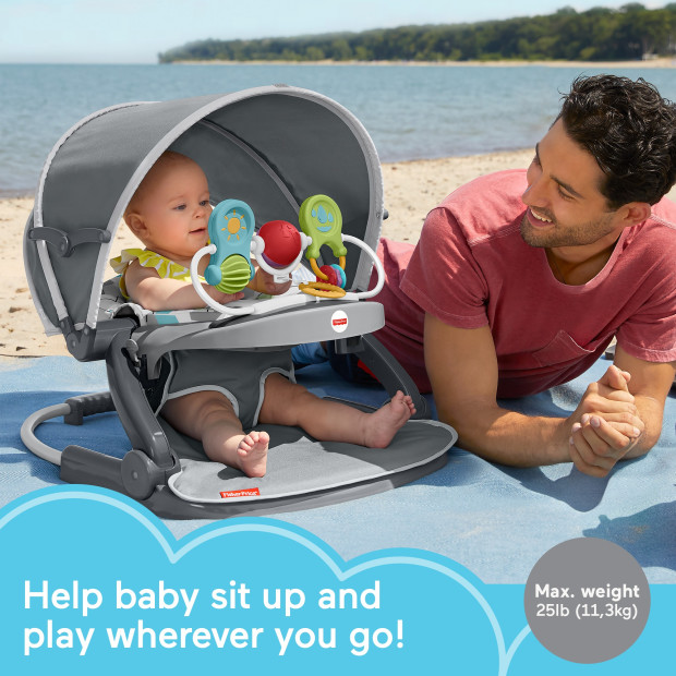 Fisher-Price On-the-Go Sit-Me-Up Floor Seat - Multi.