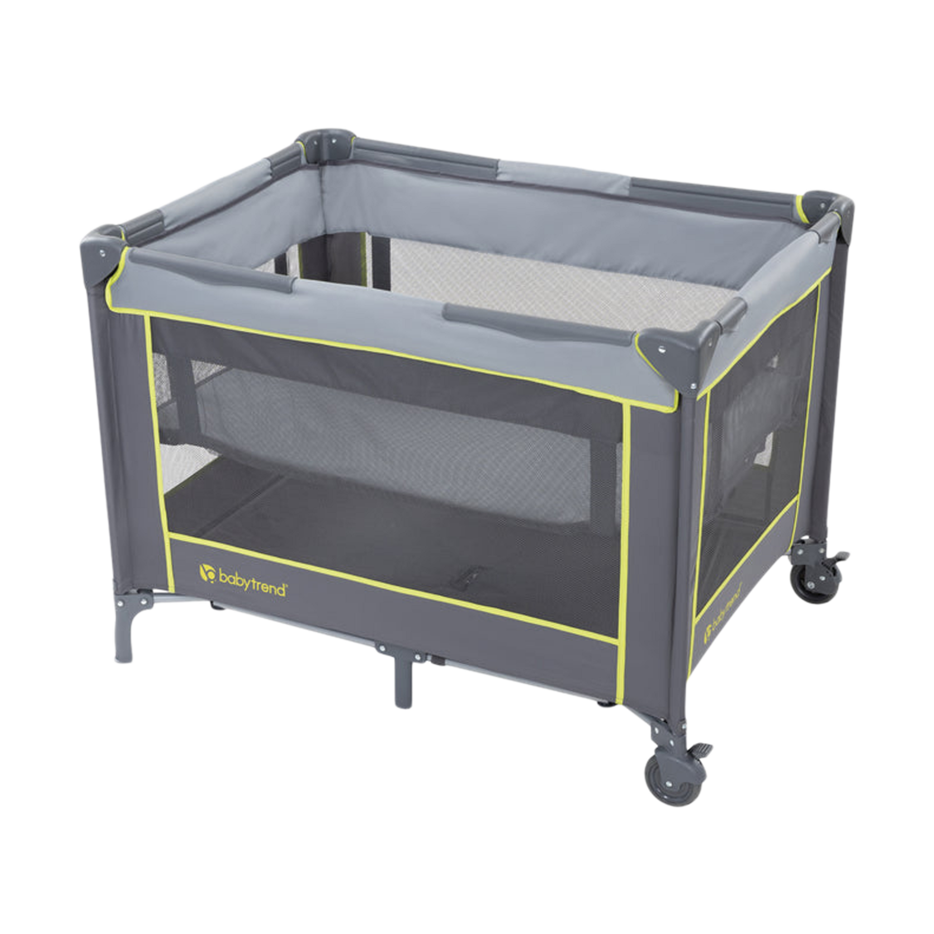 Baby Trend Portable Playard with Bassinet - Twinkle Lime.