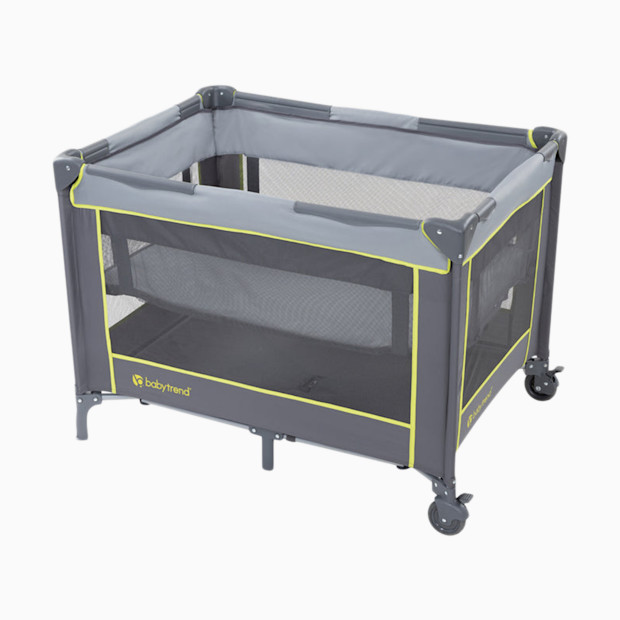 Baby Trend Portable Playard with Bassinet - Twinkle Lime.