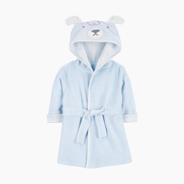Carter's Hooded Terry Robe - Blue, 0-9 M.