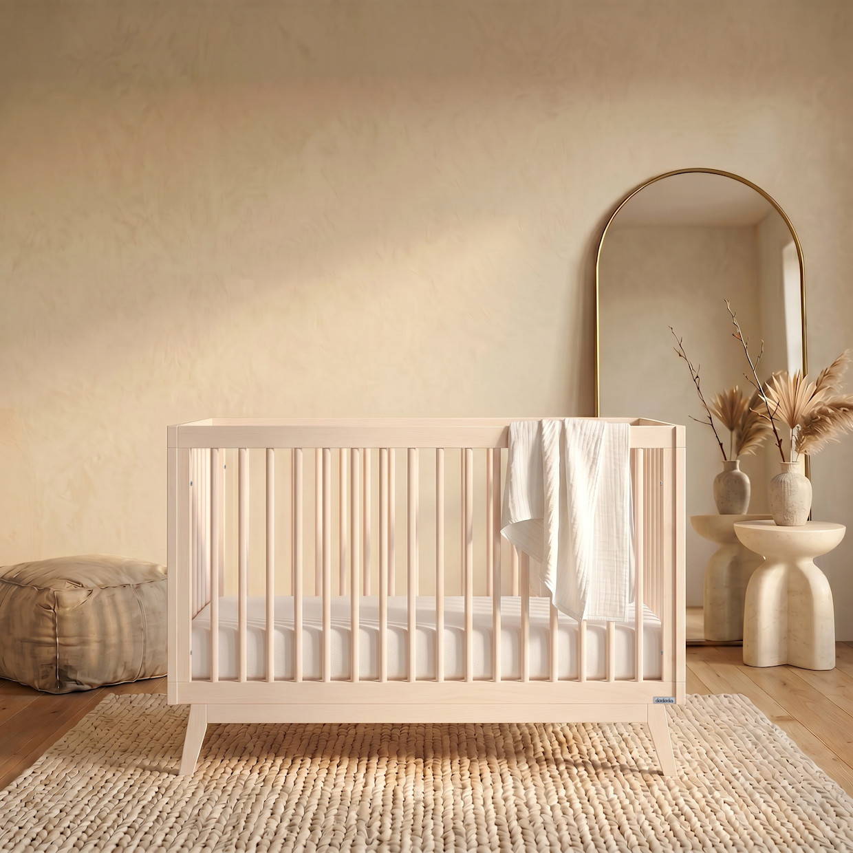 dadada Soho 3-in-1 Convertible Crib - Wash.
