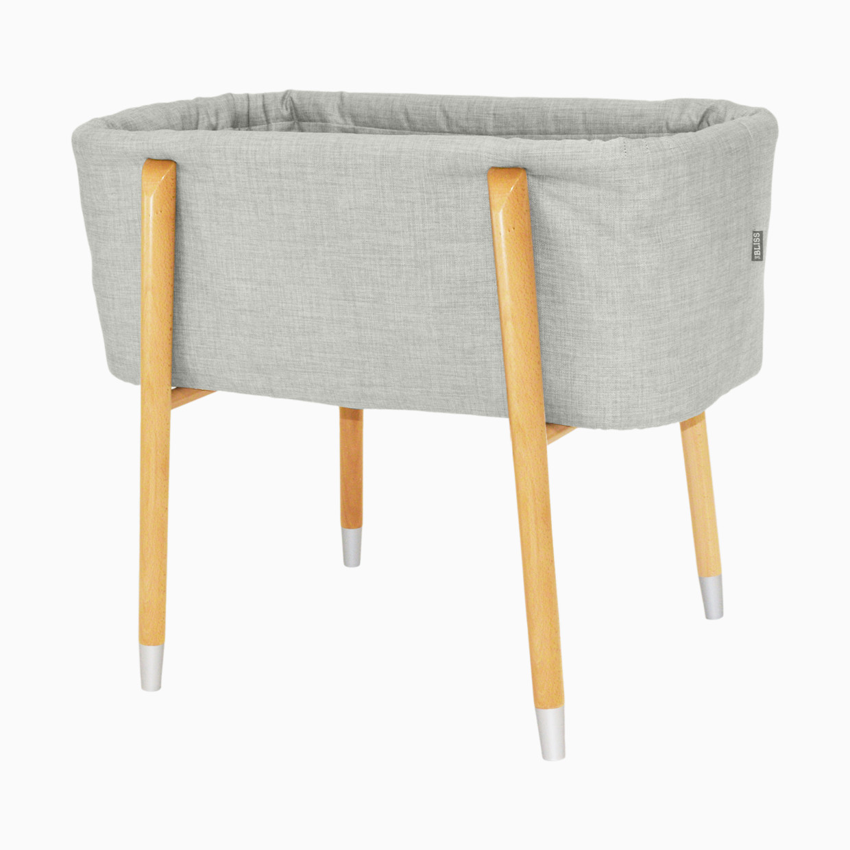 TruBliss Sova Bassinet - Glacier Grey.
