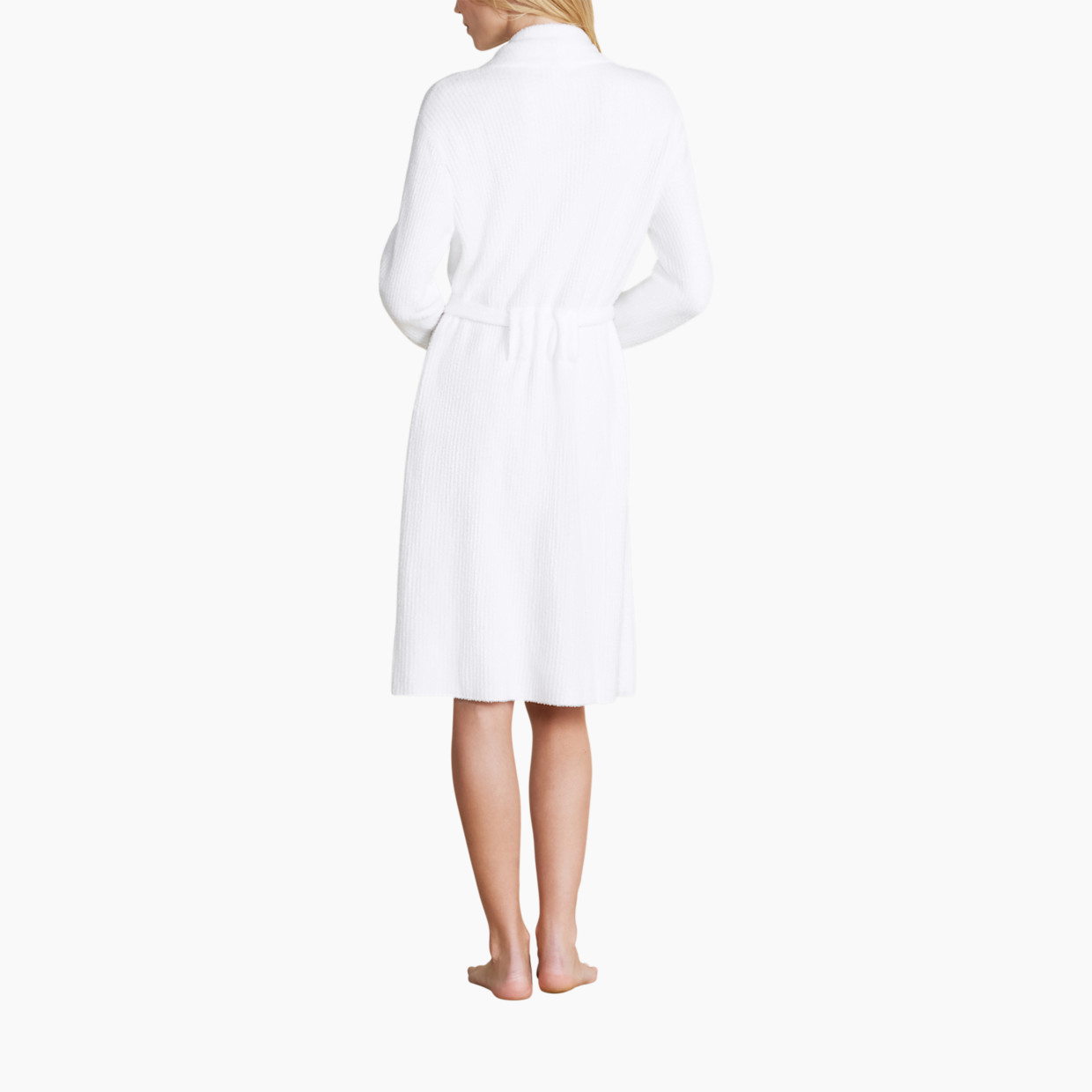 Barefoot Dreams CozyChic Lite Ribbed Robe - Sea Salt, S/M.