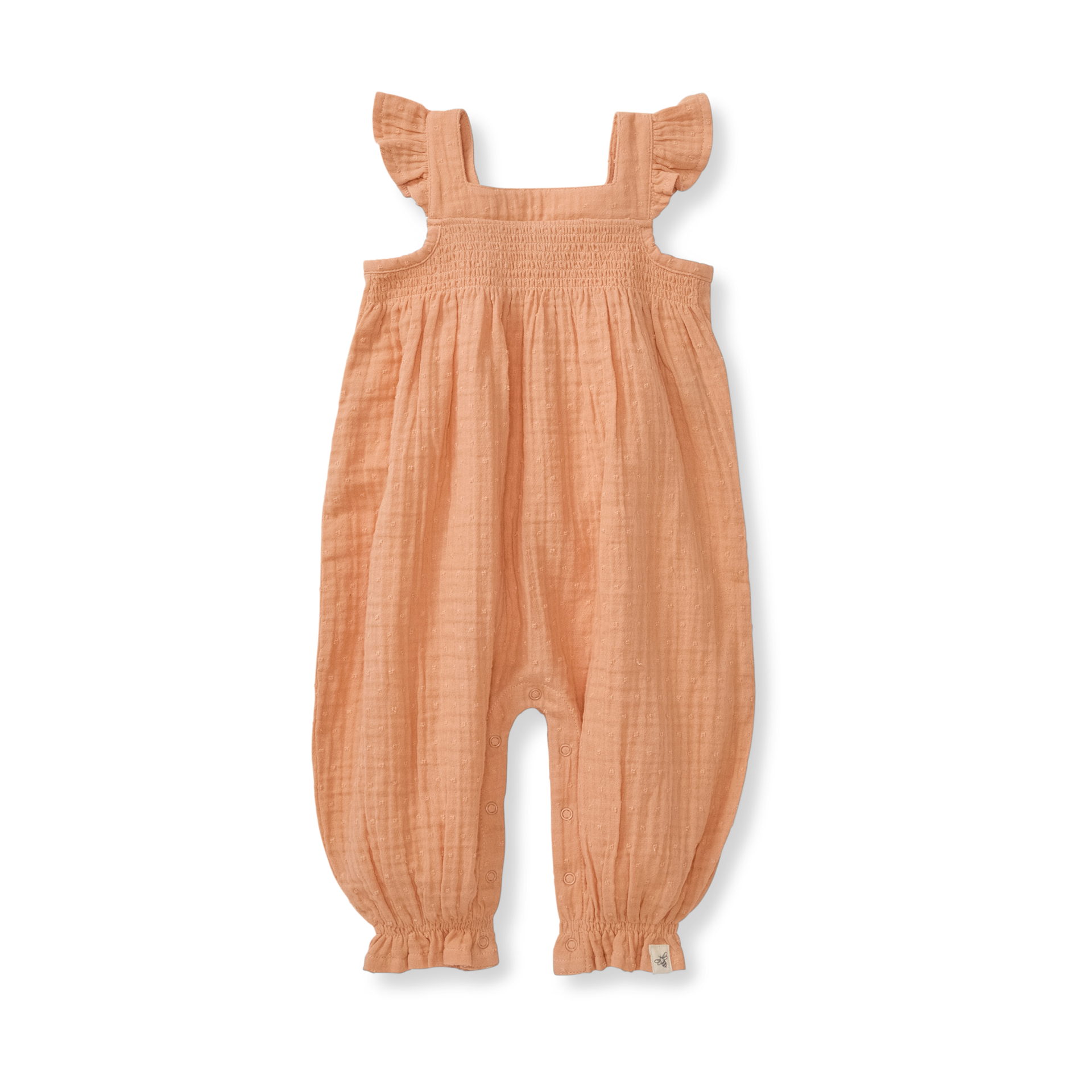 Burt's Bees Baby baby-girls Jumpsuit, 100% Organic Cotton One-piece Sleeveless Outfit Coverall