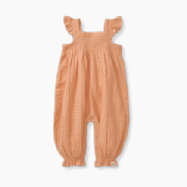 Burt's Bees Baby baby-girls Jumpsuit, 100% Organic Cotton One-piece Sleeveless Outfit Coverall