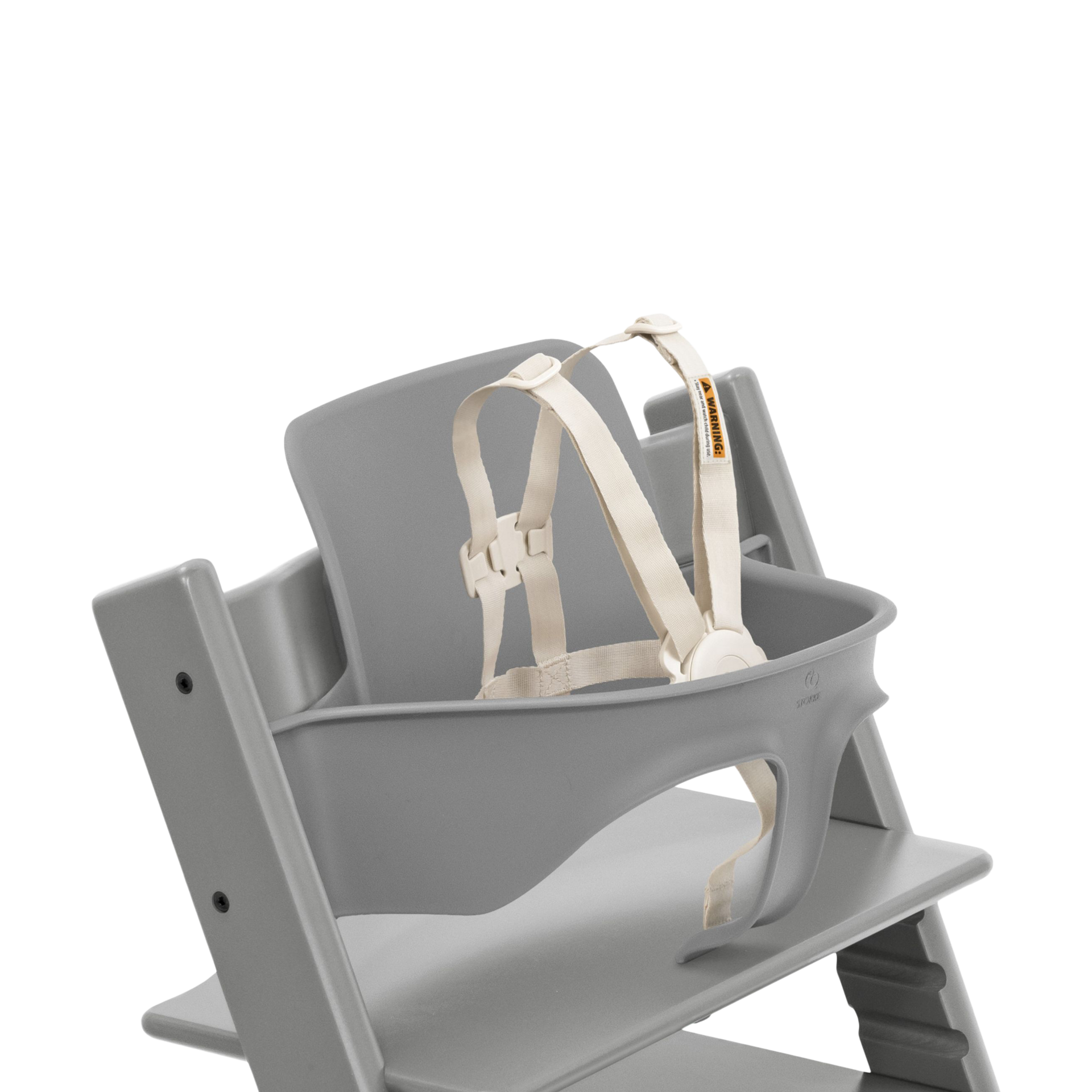STOKKE Tripp Trapp Baby Set Trayストームグレー Stokke Tripp Trapp Baby Set² - Storm Grey | Babylist Shop