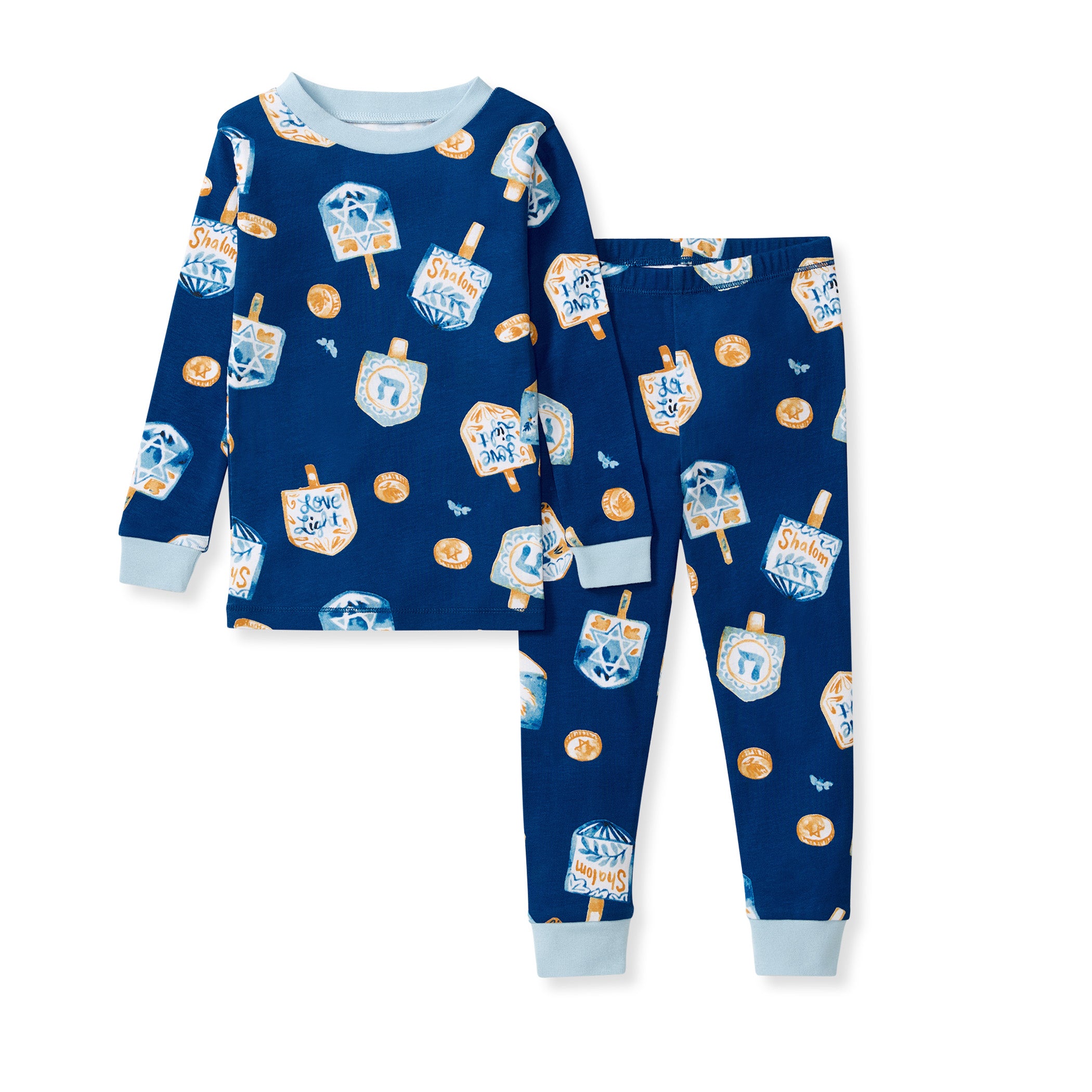 Burt's Bees Baby Dreidel, Dreidel, Dreidel Two-Piece PJs.