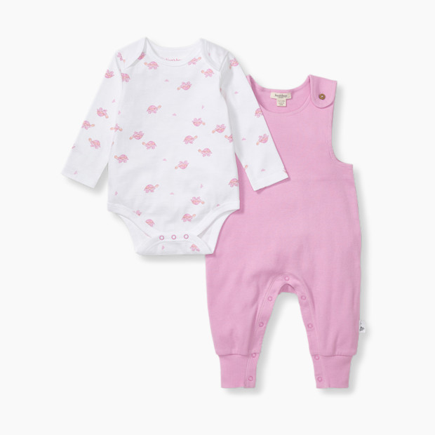 Burt's Bees Baby Organic Cotton Tortoise Jumpsuit & Bodysuit Set.