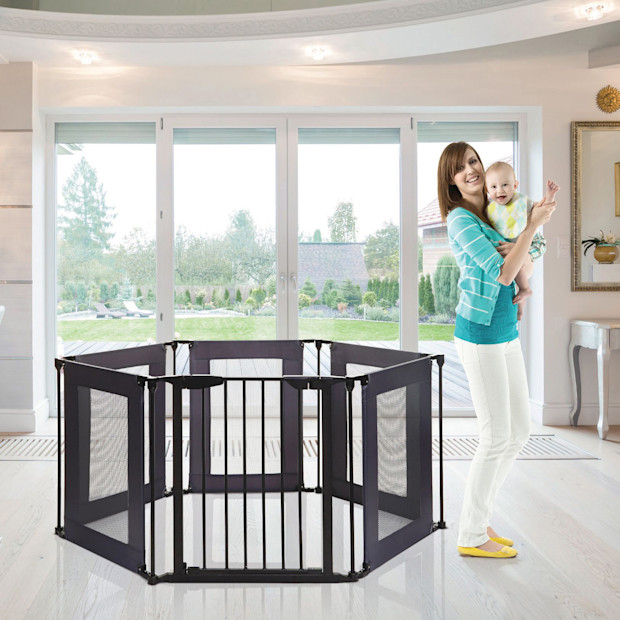 Dreambaby Brooklyn Converta Playard & Wide Barrier Gate.