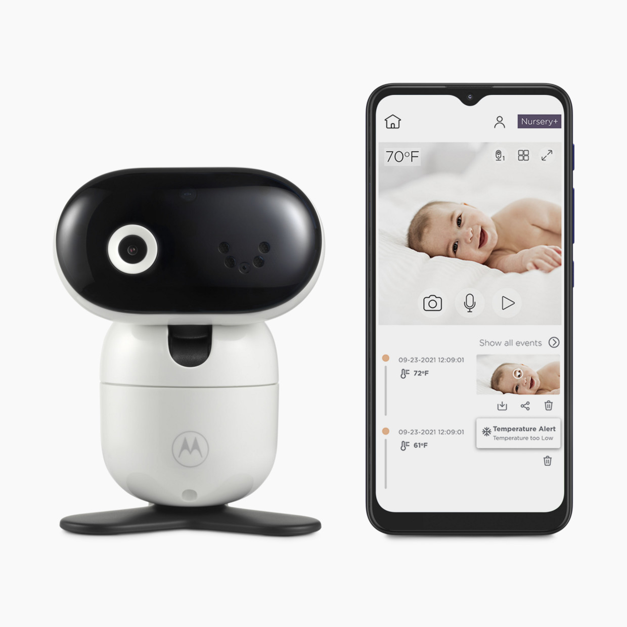Motorola PIP1010 Connect 1080p Remote Pan/Tilt Video Baby Camera.