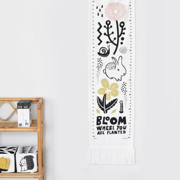 Wee Gallery Canvas Growth Charts - Bloom.