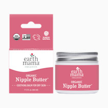 Earth Mama Organic Nipple Butter™ | Nipple Cream Safe for Breastfeeding | Postpartum Essentials for Nursing | Non Lanolin Nipple Cream, 2-Fluid Ounce