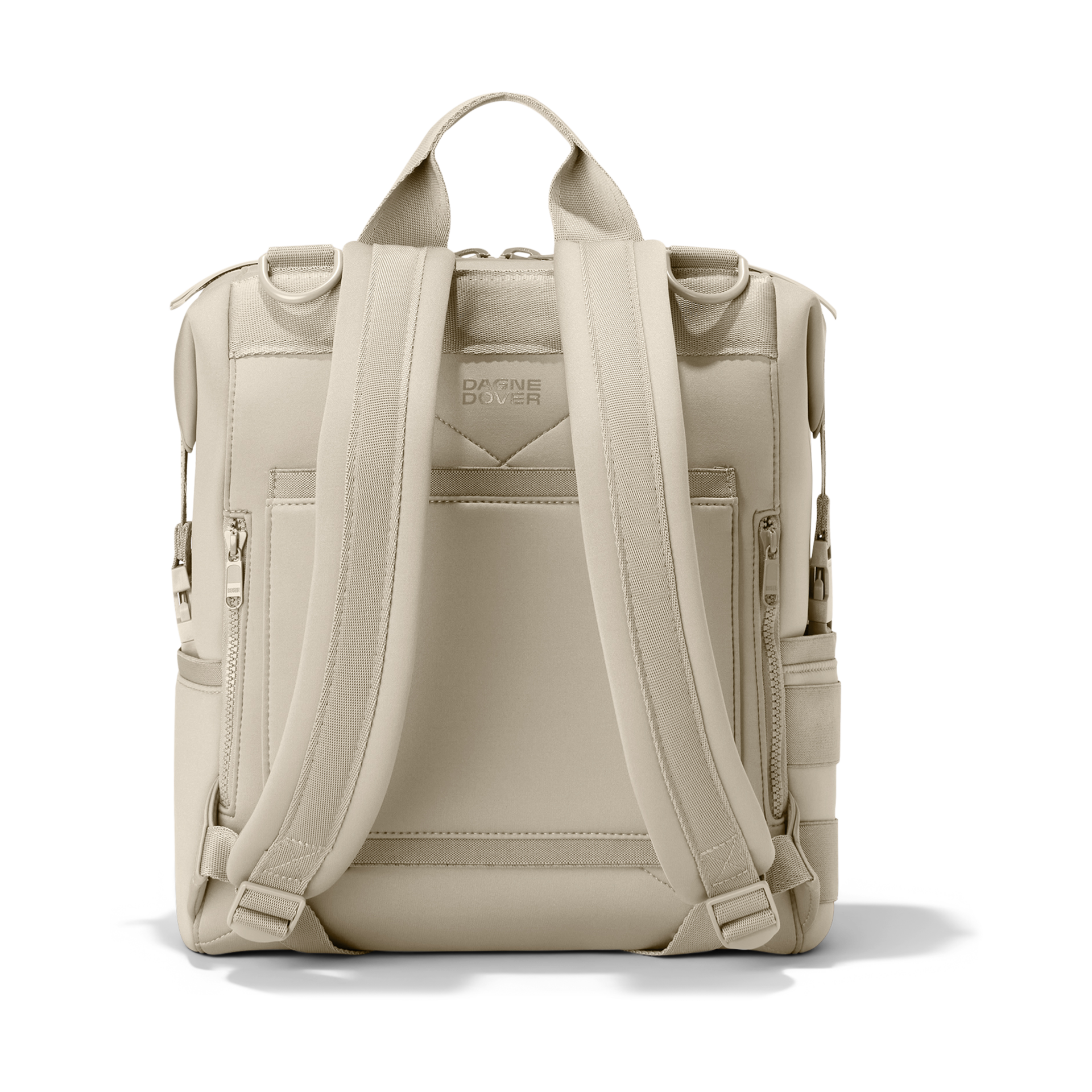 Dagne Dover Indi Diaper Bag Backpack - Oatmeal, Medium.