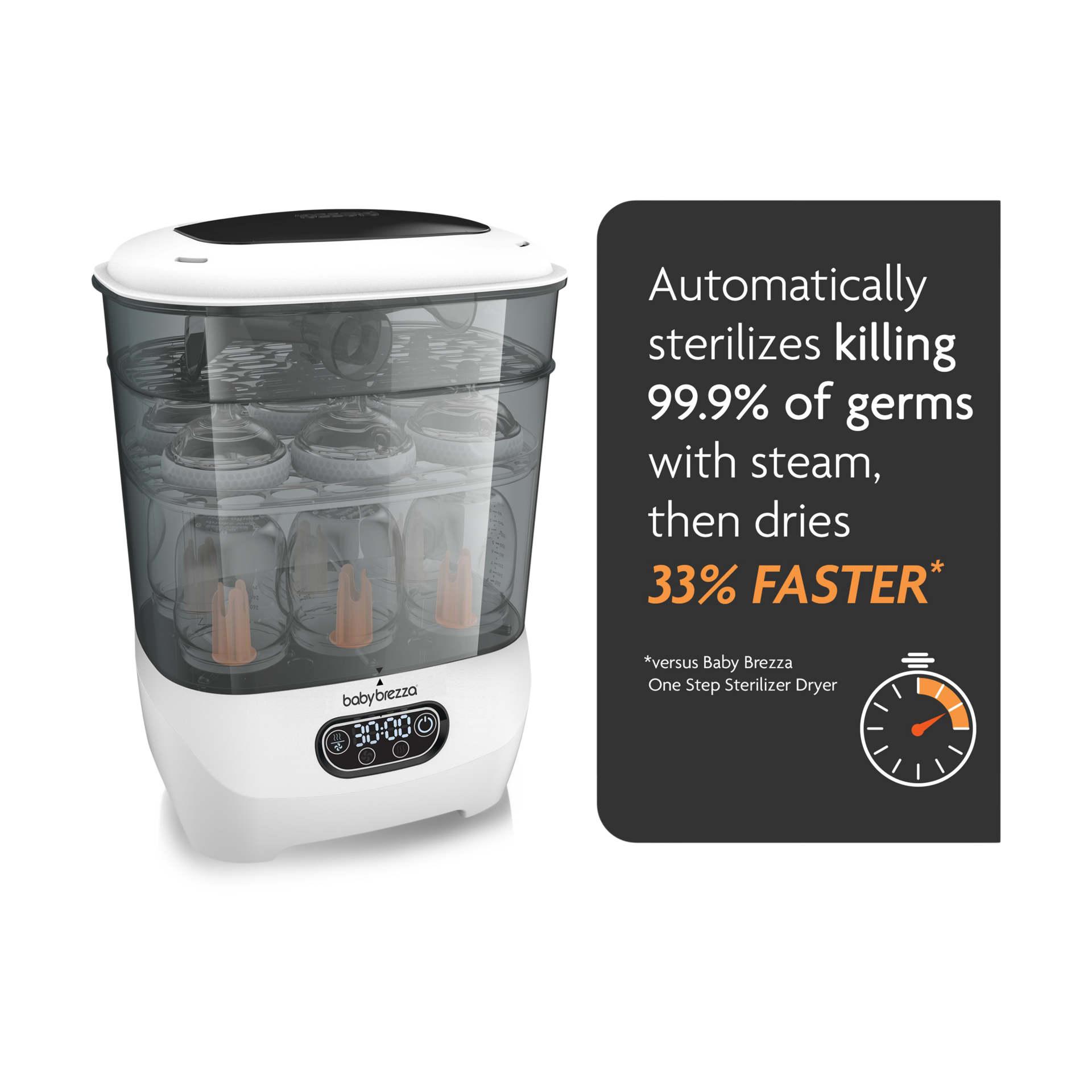 Baby Brezza One Step Baby Bottle Sterilizer Dryer Advanced.