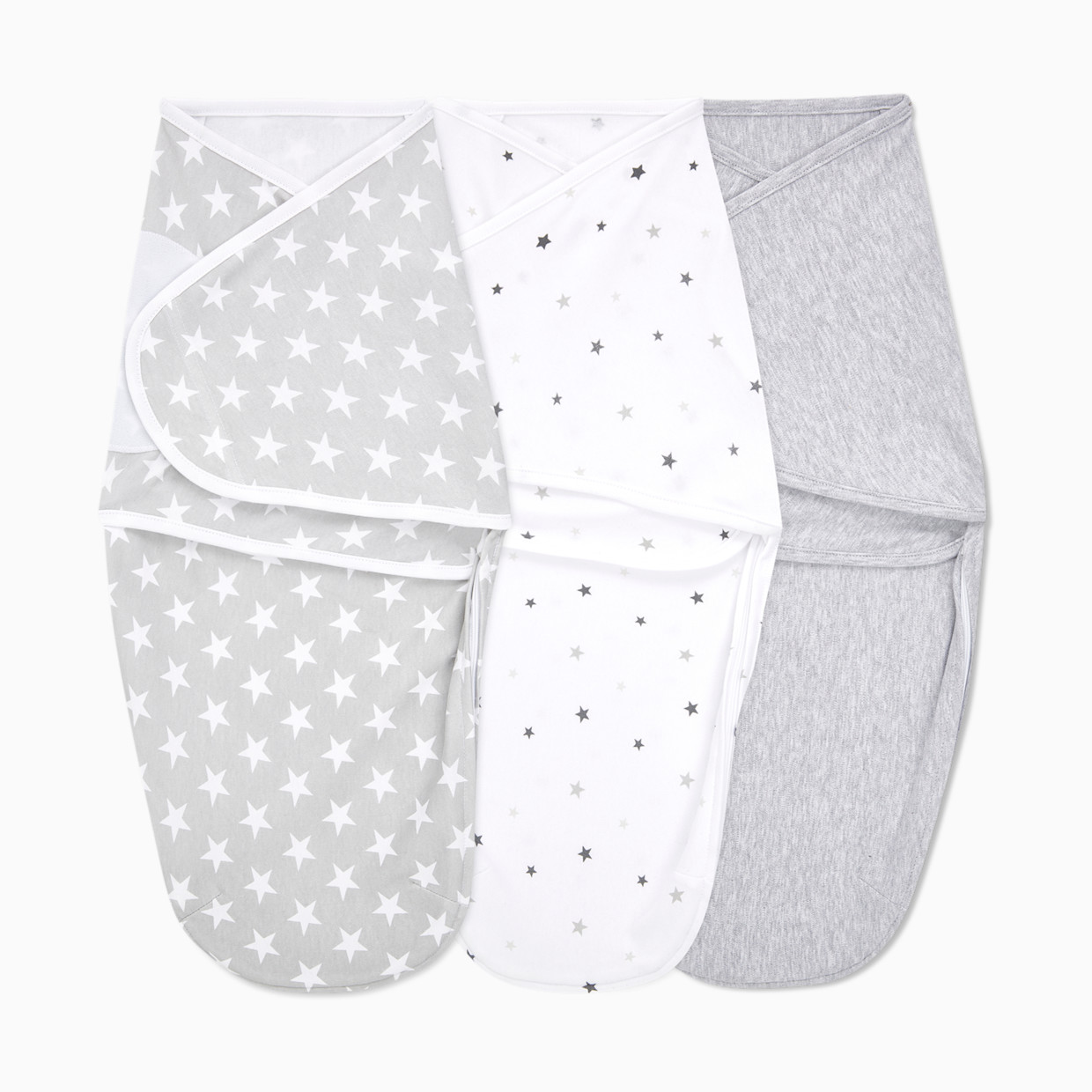 Aden + Anais Essentials Cotton Wrap Swaddles (3 Pack) - Twinkle, 0-3 Months, 3.