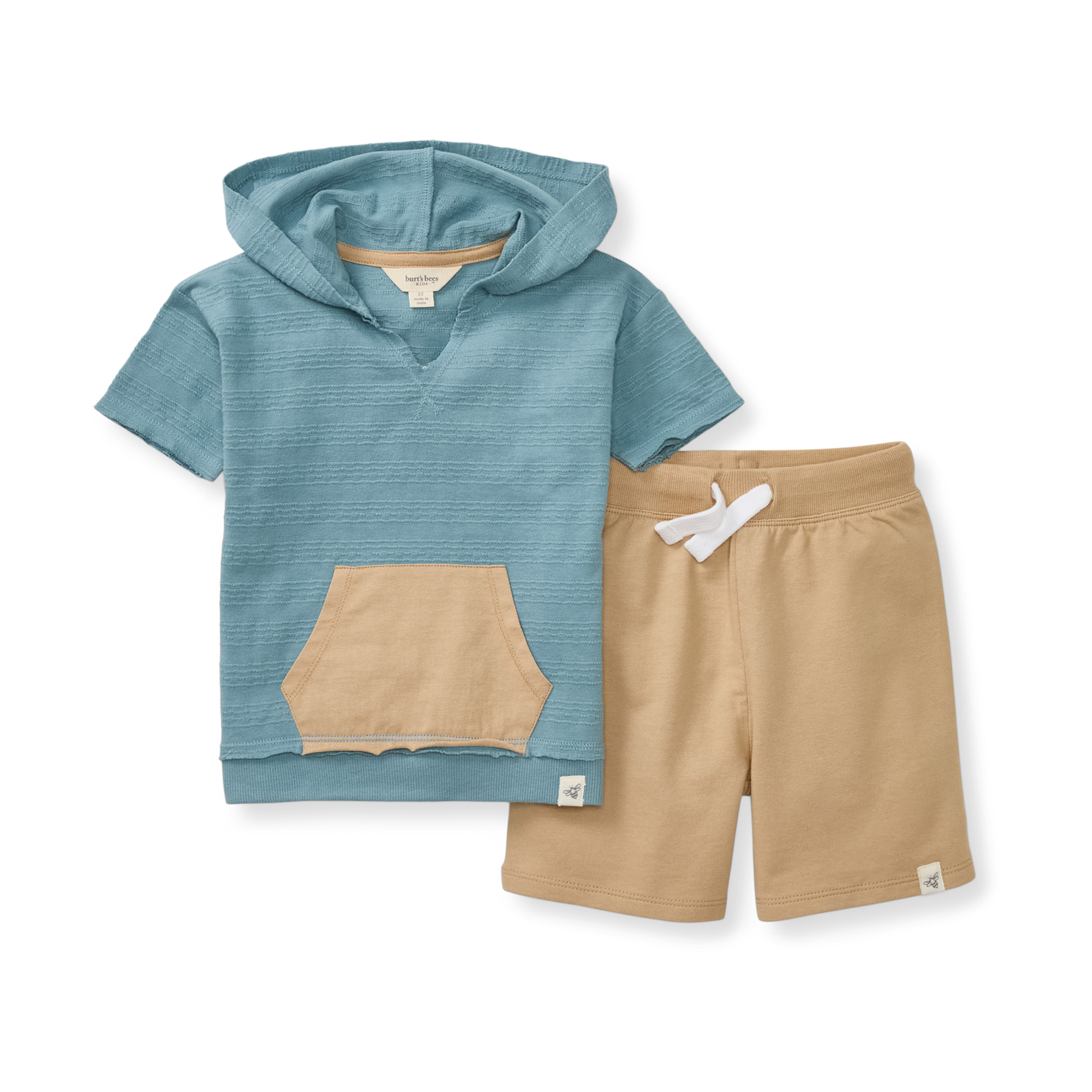 Burt's Bees Baby Organic Cotton Dotted Jacquard Set.