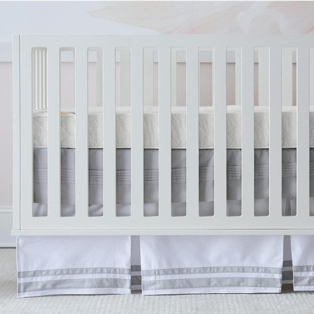 Safety 1st Precious Angel Grow with Me 2-in-1 Baby Crib & Toddler Mattress - White.