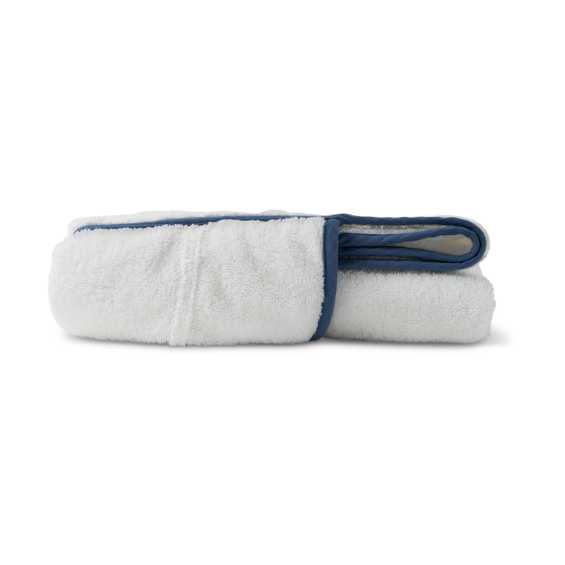 Lalo The Organic Hooded Towel - Coconut / Blueberry.