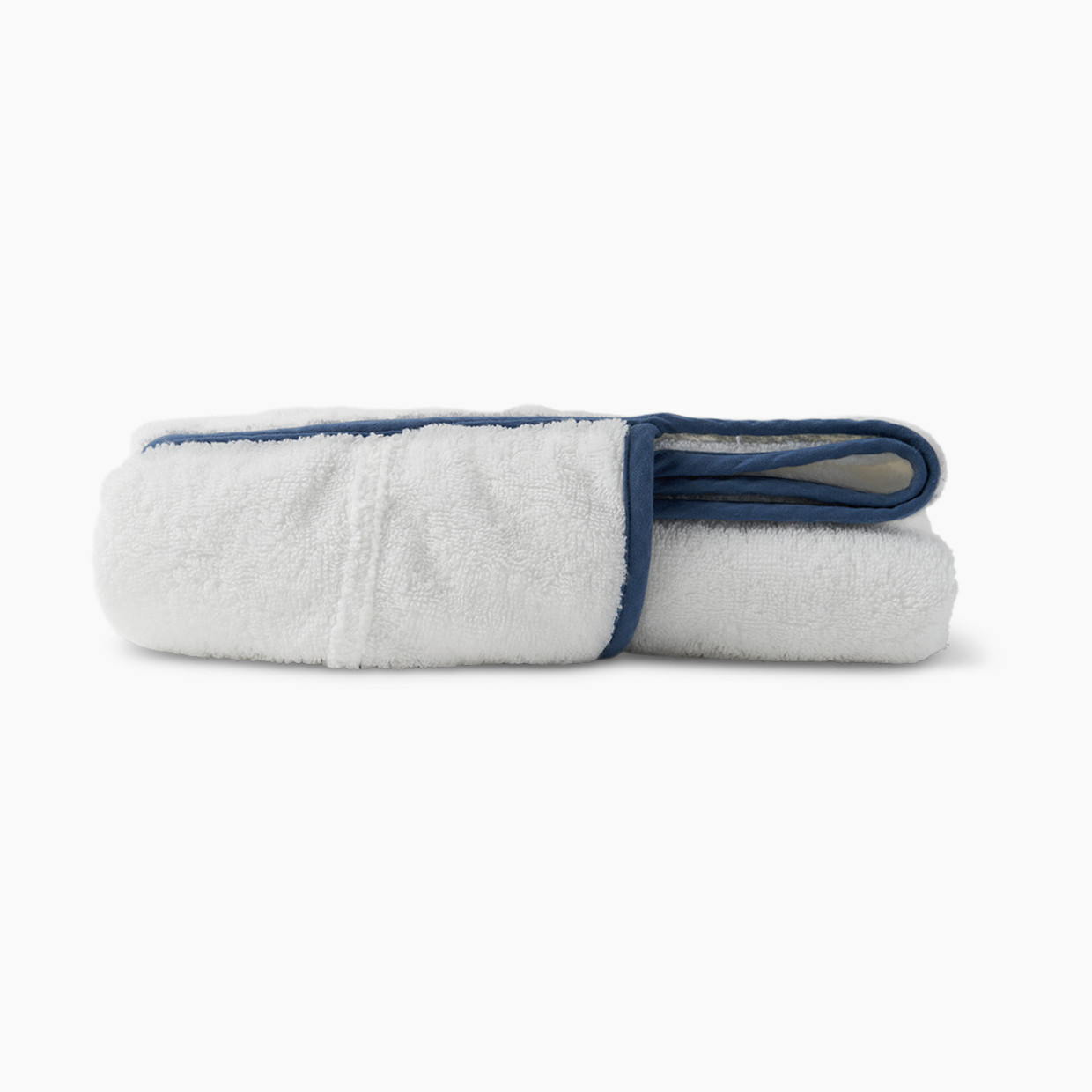 Lalo The Organic Hooded Towel - Coconut / Blueberry.