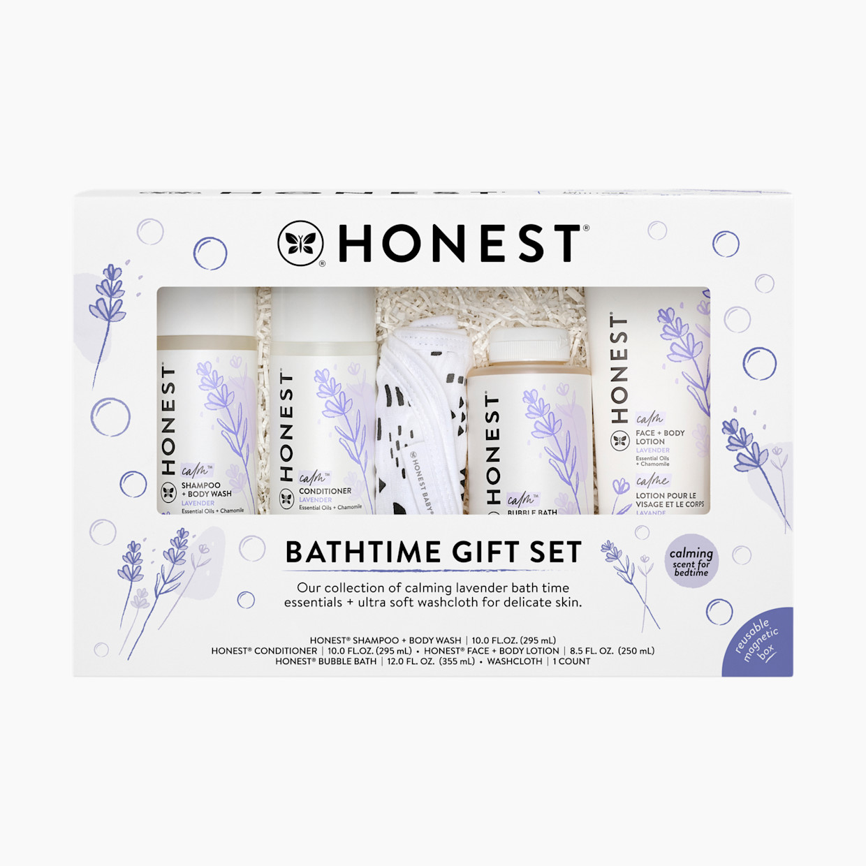 The Honest Company Bath Gift Set - Calm (Lavender).