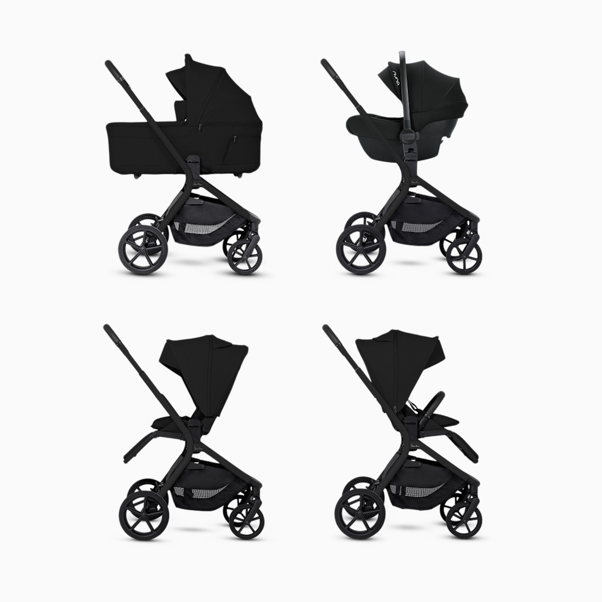 Silver Cross Breez Mid-Size Compact Stroller - Onyx.