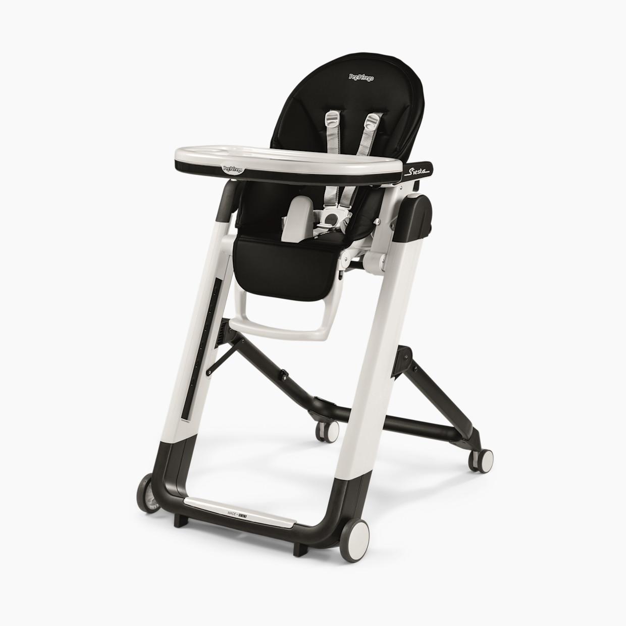 Peg Perego Siesta Grow With Baby Folding High Chair & Recliner - Licorice.
