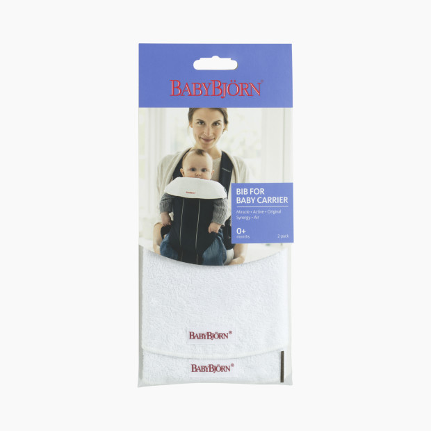 Babybjörn Bib for BabyBjorn Miracle and Original Carrier - White.