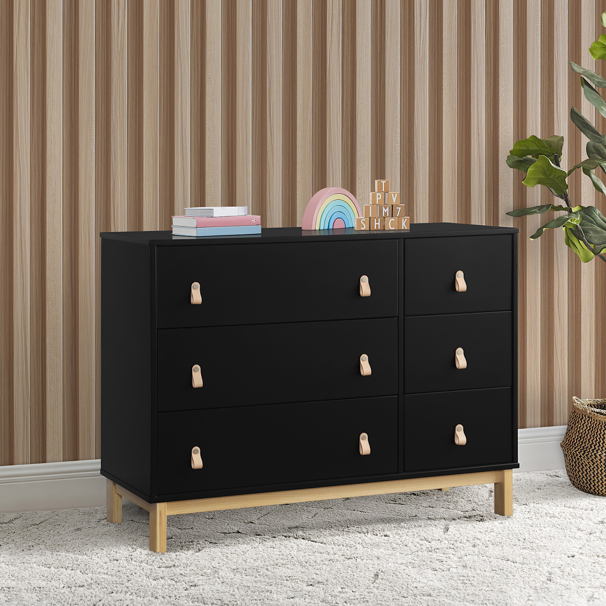 Delta Children babyGap Legacy 6 Drawer Dresser - Ebony/Natural.