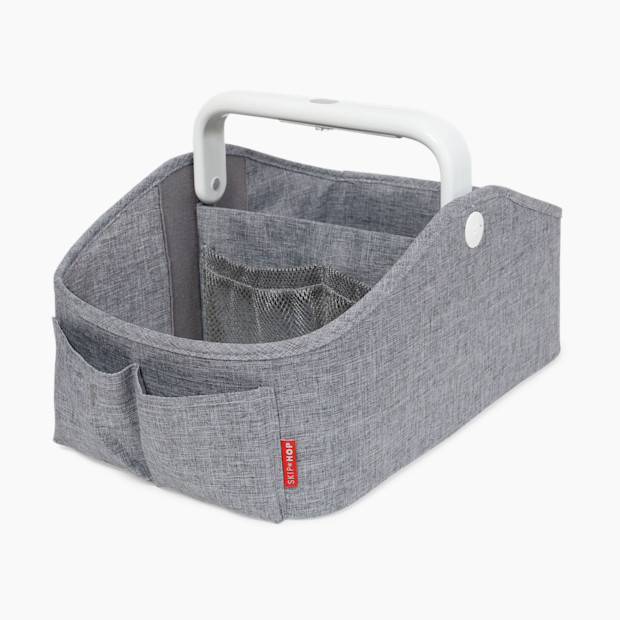 Skip Hop Light-Up Diaper Caddy - Grey Melange.