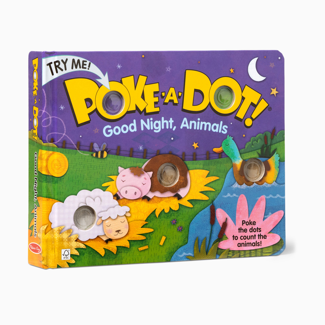 Melissa & Doug Poke-A-Dot: Goodnight, Animals.