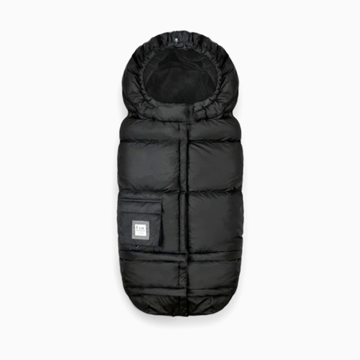 7AM Enfant Blanket 212 - Black Plush, 6 M-4 T.