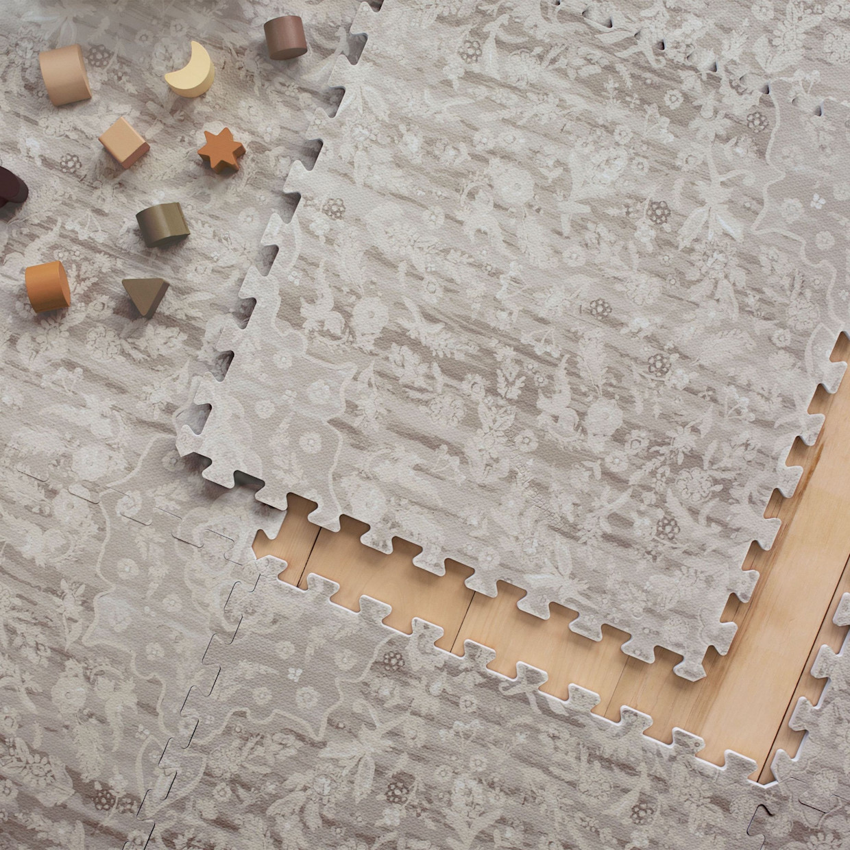 House of Noa Little Nomad Play Mat | Emile - Earl Grey, 4X6.