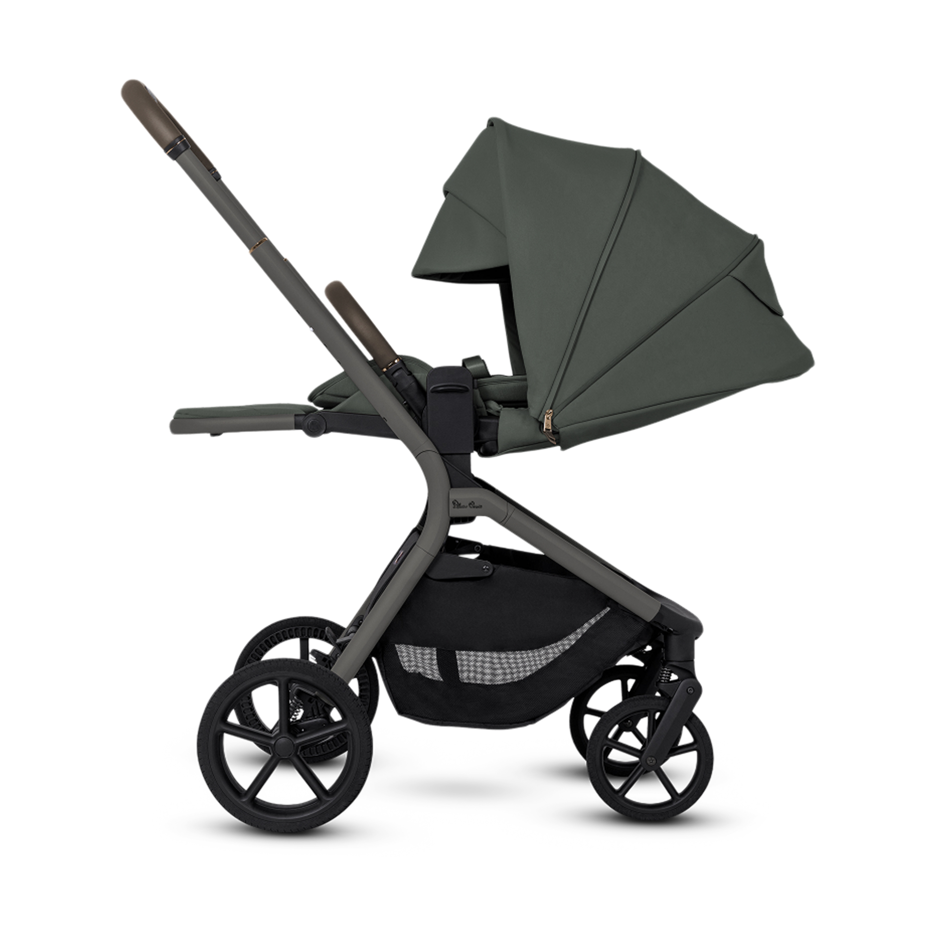 Silver Cross Breez Mid-Size Compact Stroller - Pewter.