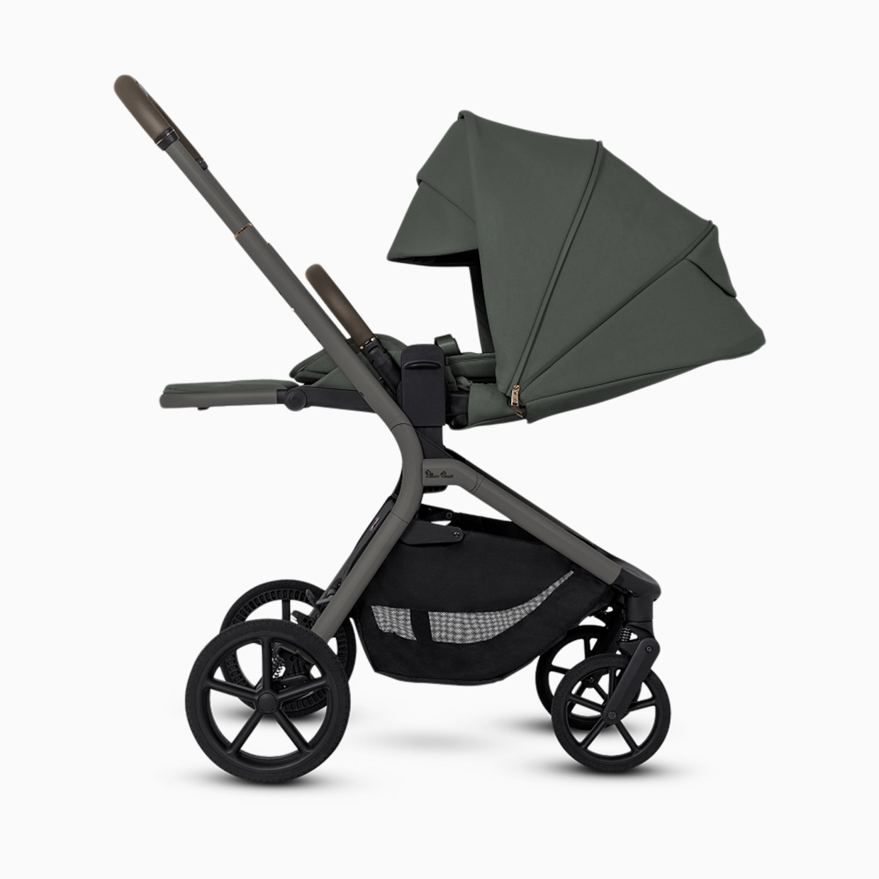 Silver Cross Breez Mid-Size Compact Stroller - Pewter.