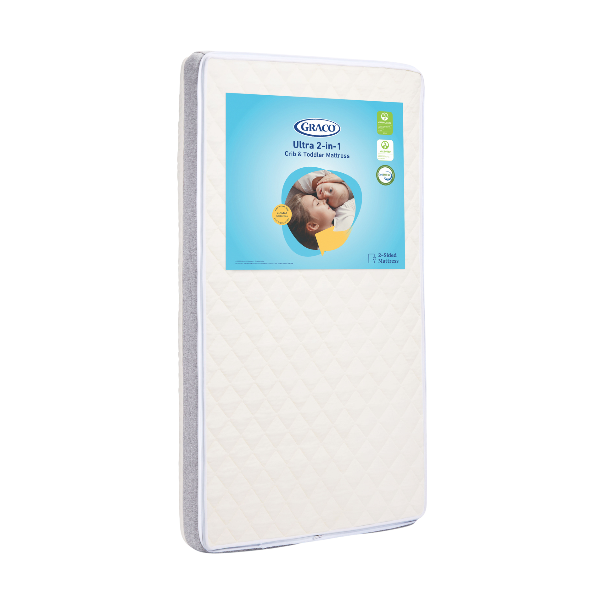 Graco Ultra Premium 2-in-1 Crib & Toddler Mattress.