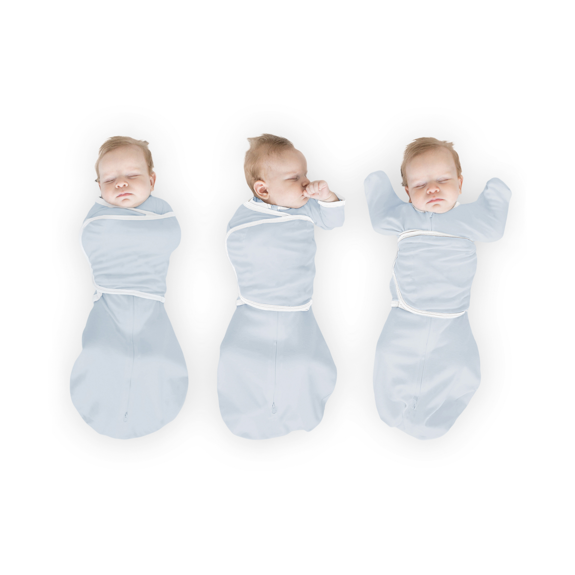 SwaddleDesigns Organic Omni Swaddle Sack with Arms Up Half-Length Sleeves and Mitten Cuffs TOG 1.0.