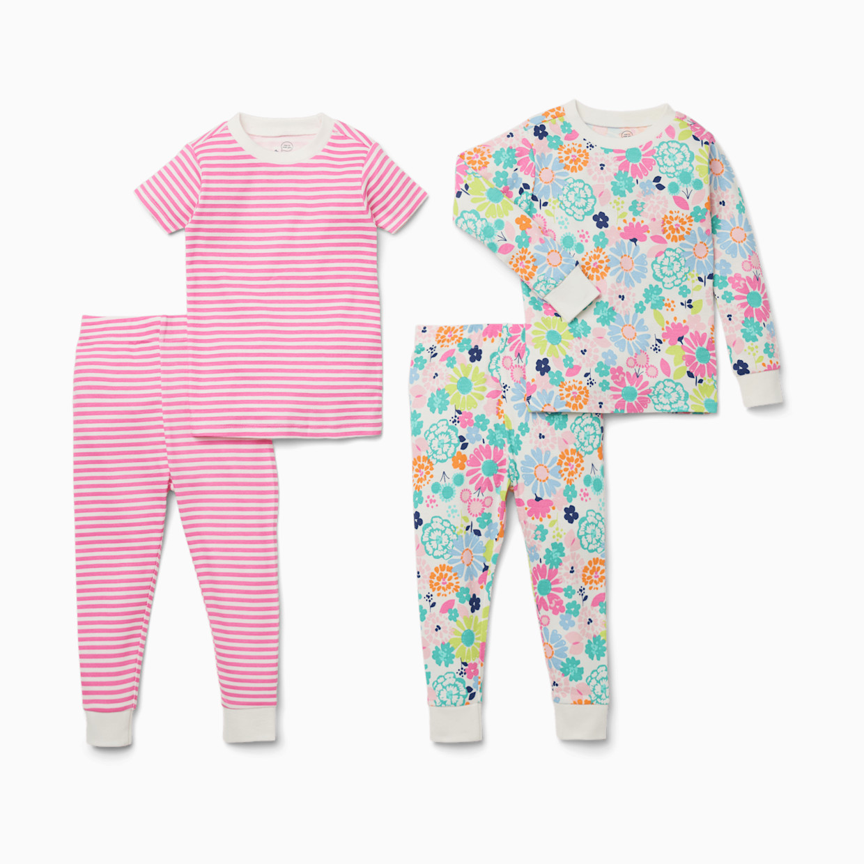 Small Story Pajamas Set 2 Pack - Pretty Floral, 12 M.