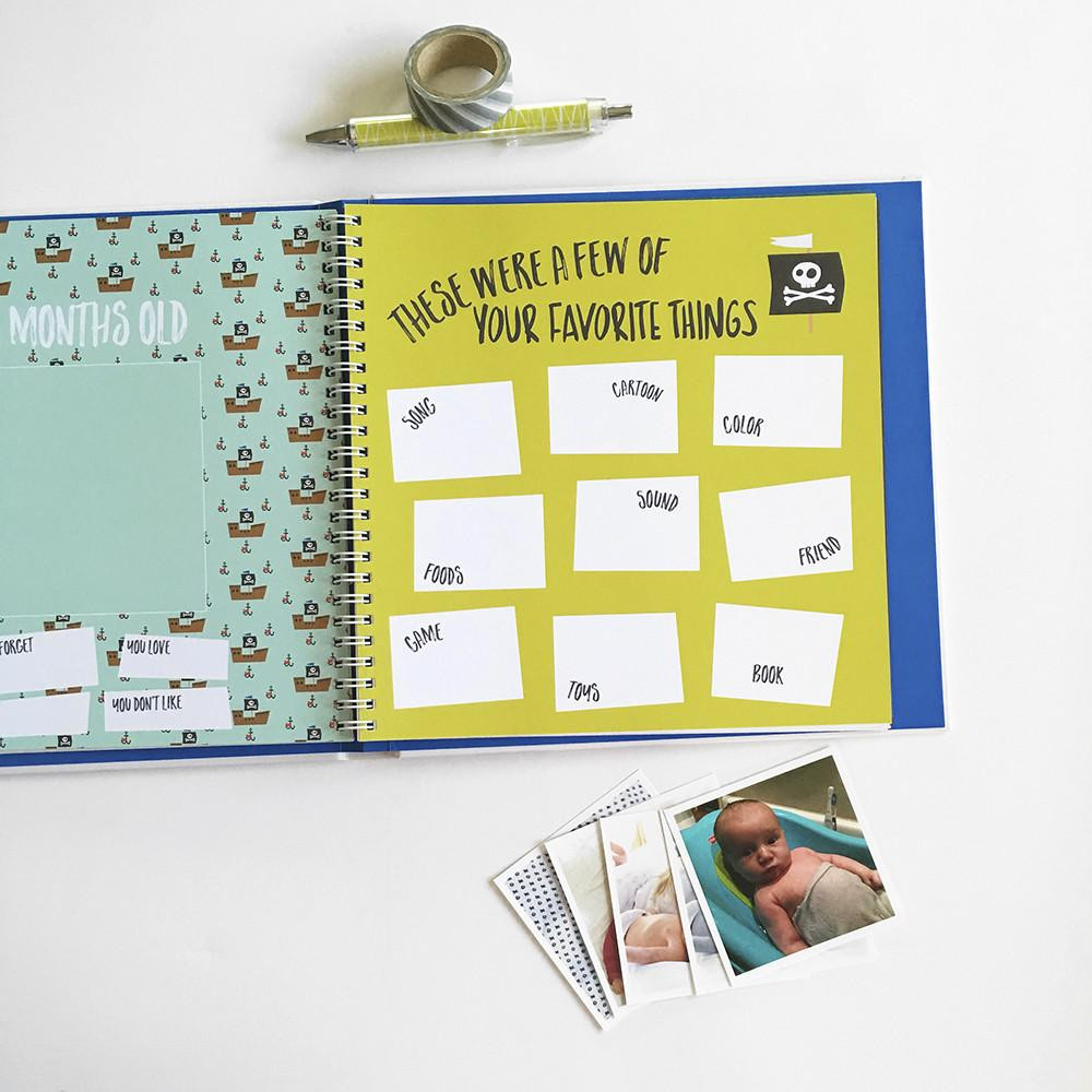 Lucy Darling Baby's First Year Memory Book - Little Captain.