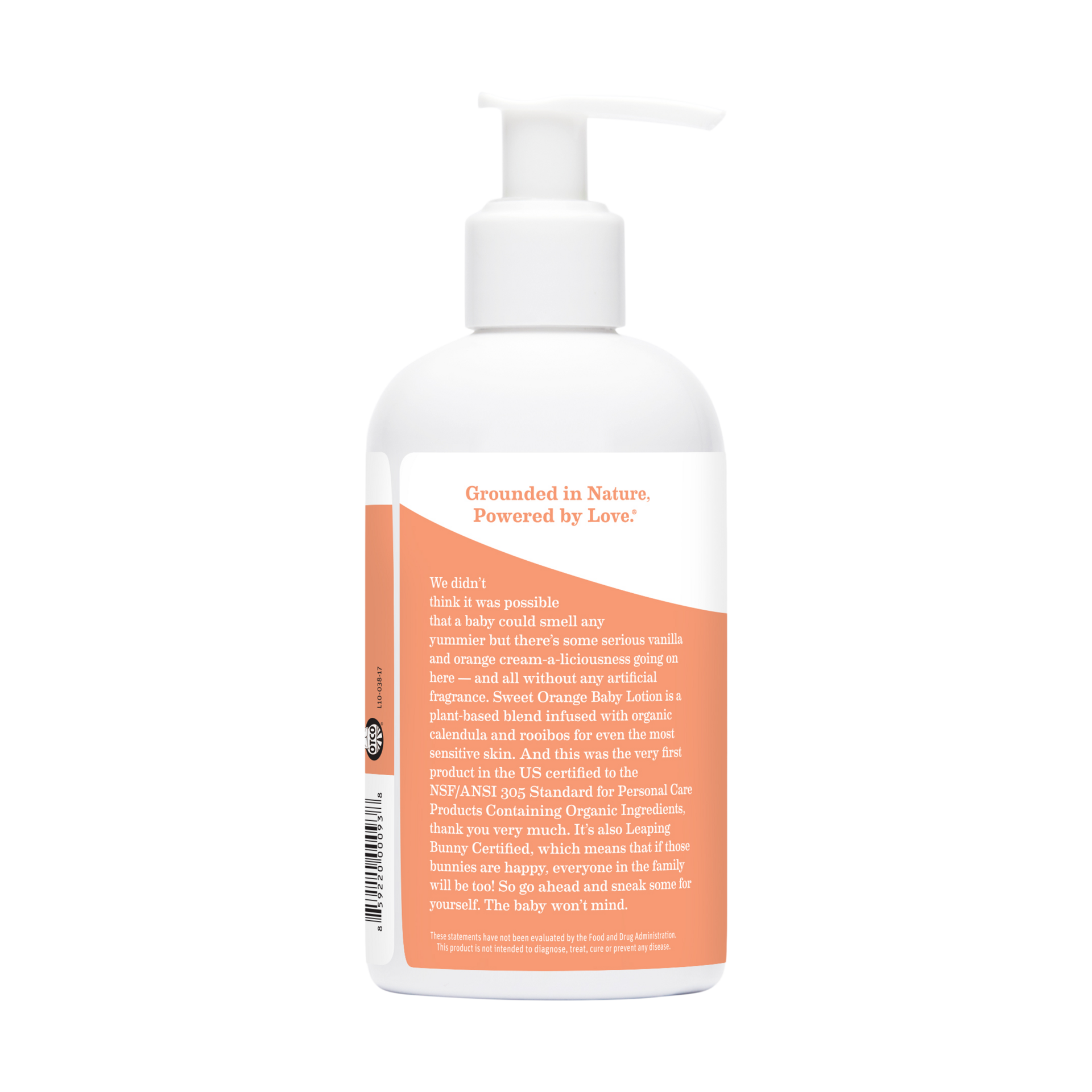 Earth Mama Baby Lotion - Sweet Orange, 8 Fl Oz.