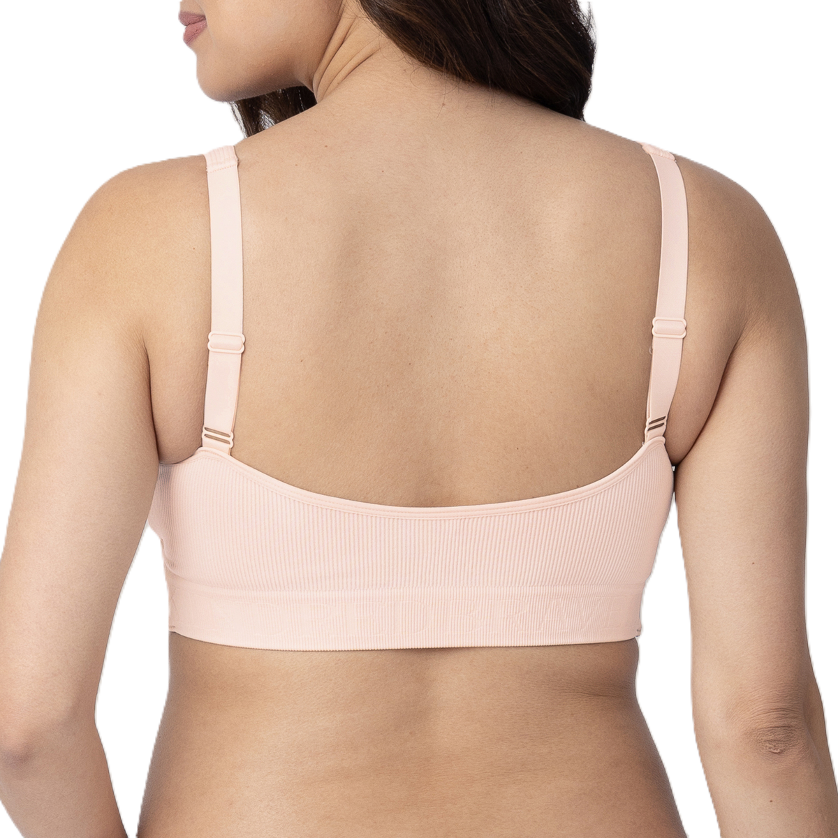 Kindred Bravely Sublime Adjustable Crossover Nursing Bra For Breastfeeding - Soft Pink, Medium.